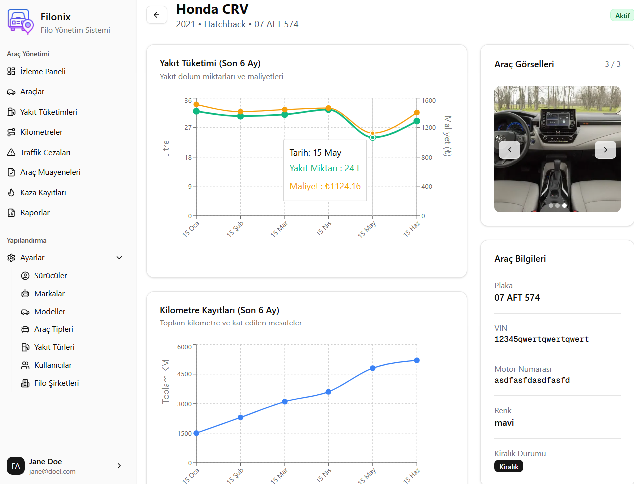 Fleet Management Dashboard